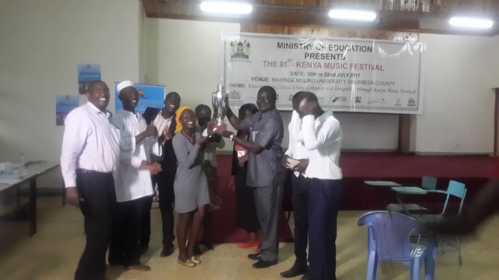 Kibabii University choir during the 91st Kenya music festivals1