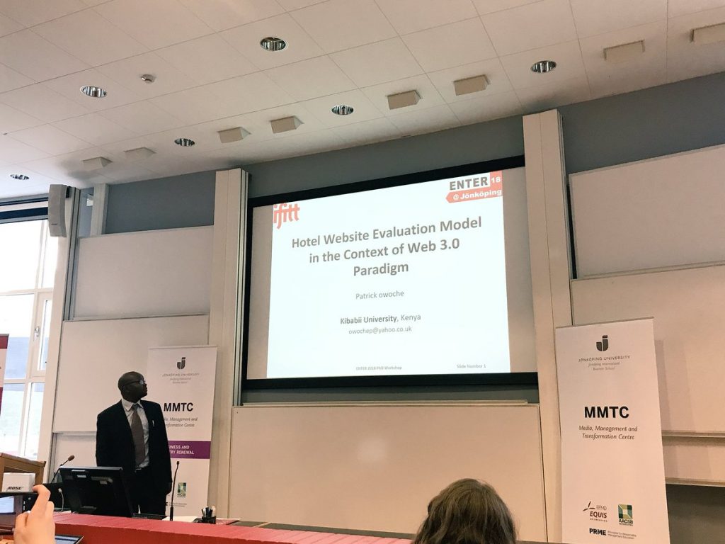 Patrick Owoche in a Workshop in Sweden