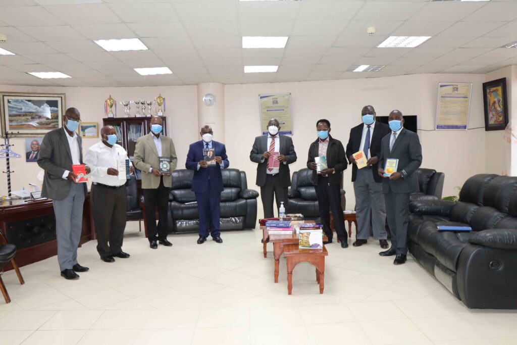 Renowned-Professor-Donates-Copies-of-Books-to-KIBU-14