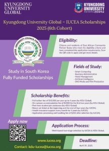 Call for Applications Kyungdong University Global-IUCEA Scholarships 2026 (6th Cohort)