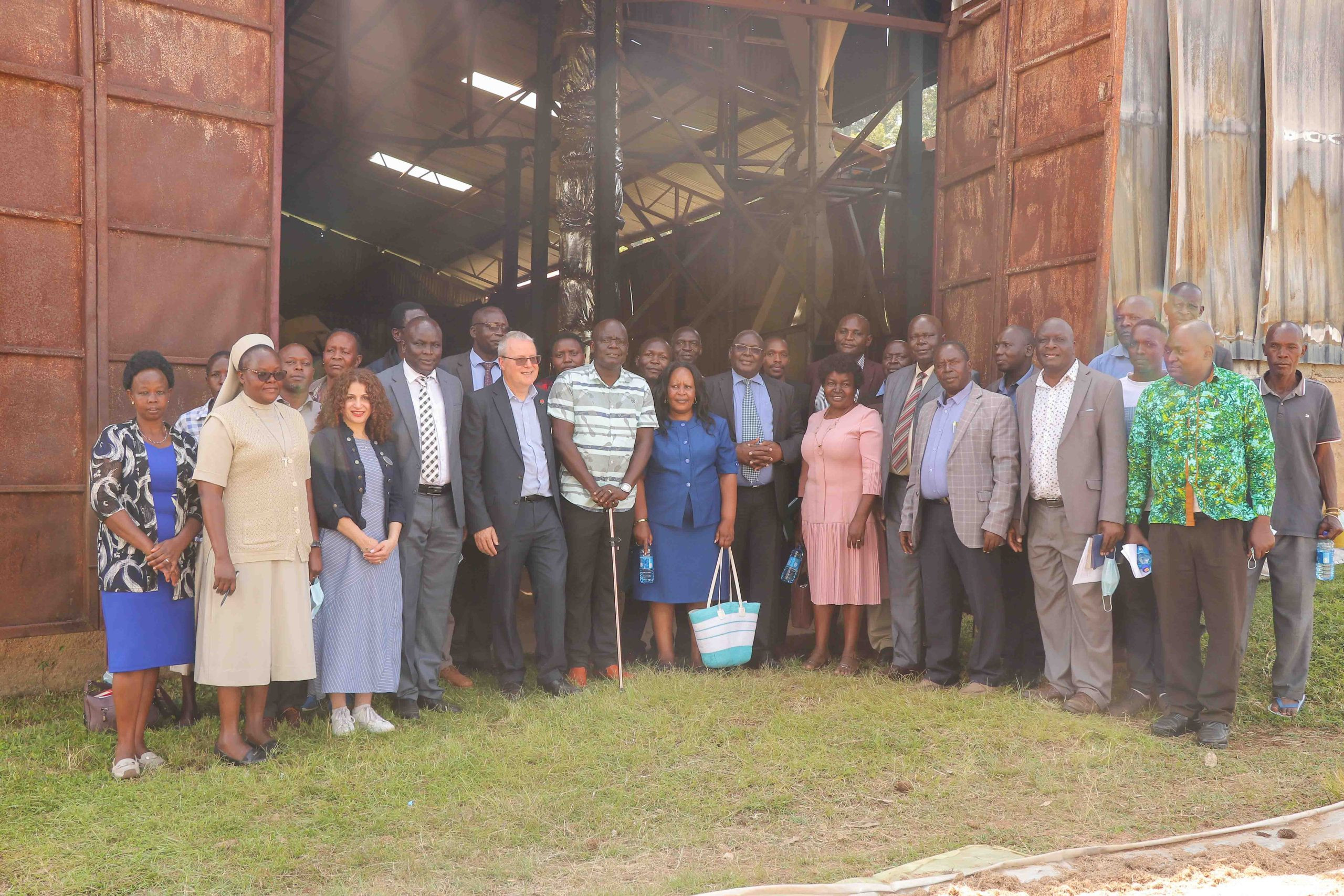 Kibabii University and University of Huddersfield Commission Bagasse Drier at in Kakamega County_-25