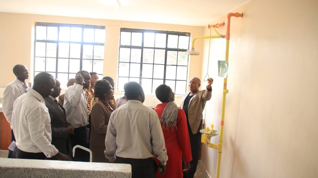 Site inspection for proposed phase II Educational Block