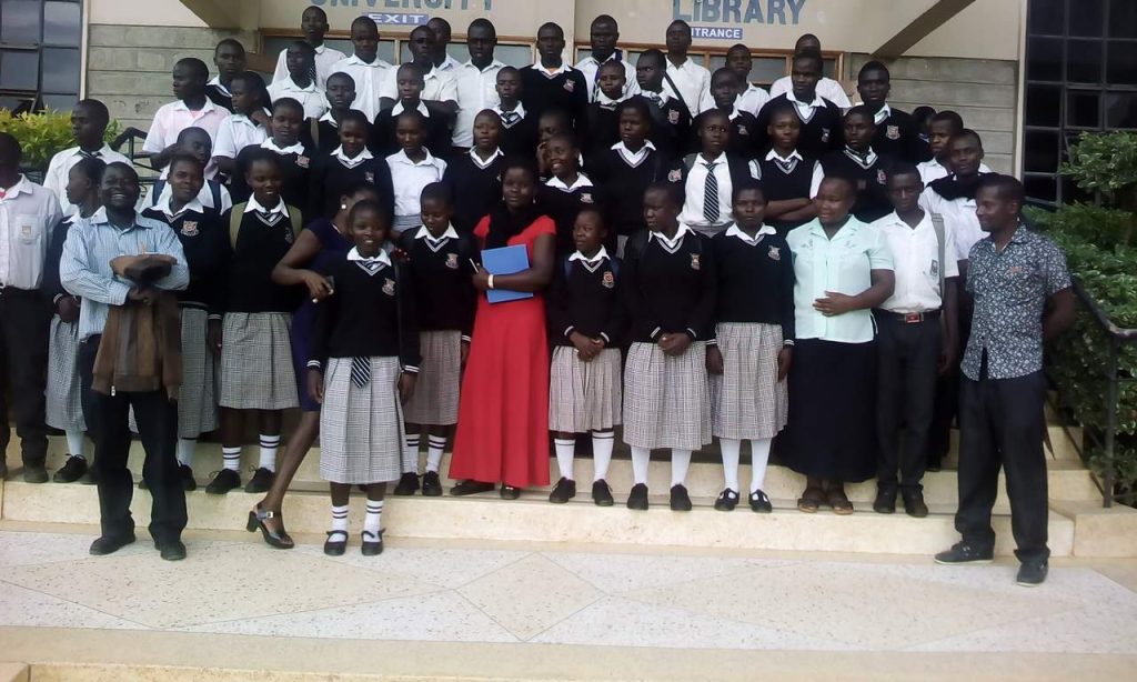 Different Secondary School Visit KIBU Library