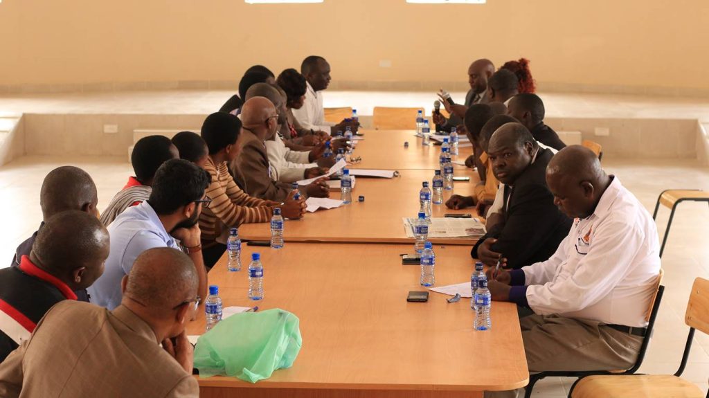 Site inspection for proposed phase II Educational Block