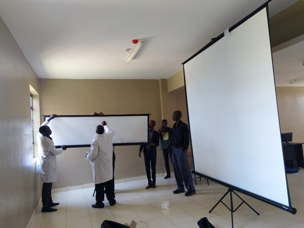 School-of-Graduate-Studies-Procures-2-Projectors-Tripod-Screens_1