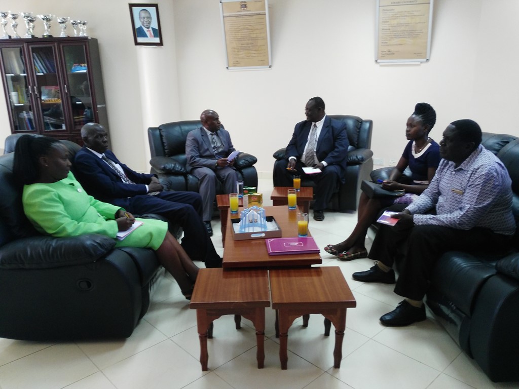 Bungoma Satelite ASK Officials Visit Kibabii University