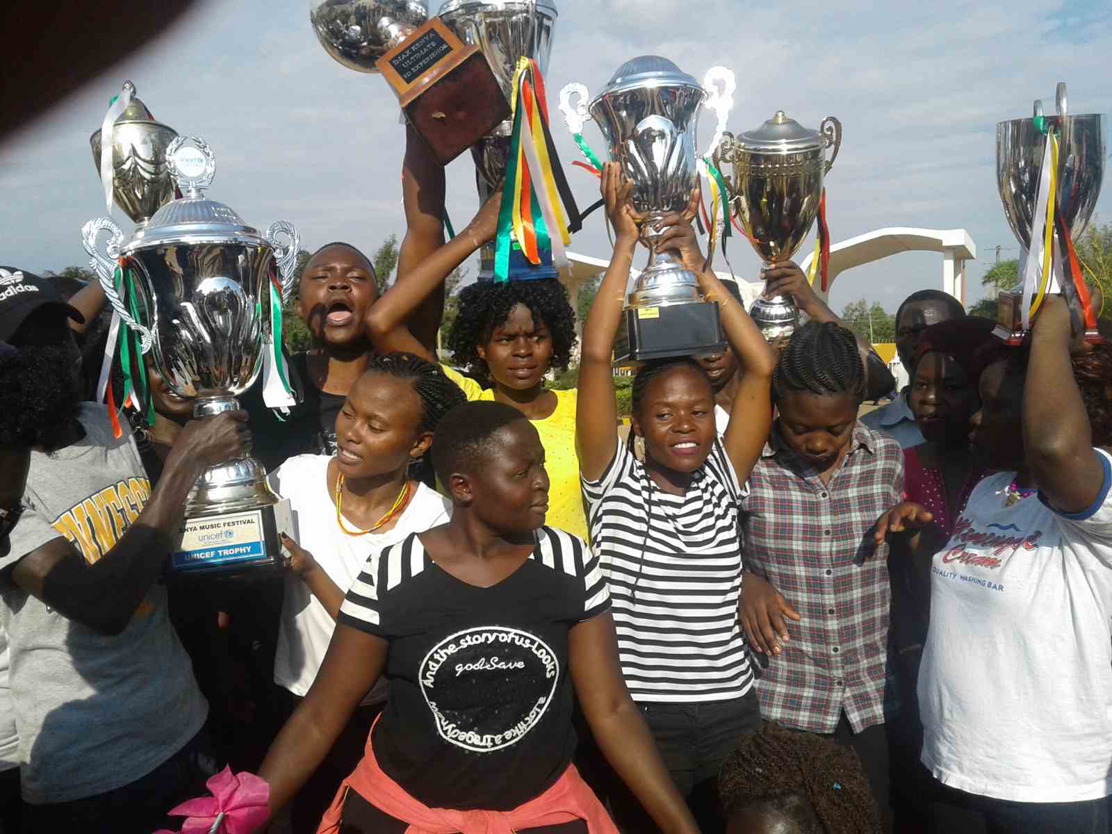 Kibabii University Choir Celebrate Victory on Arrival Back Home