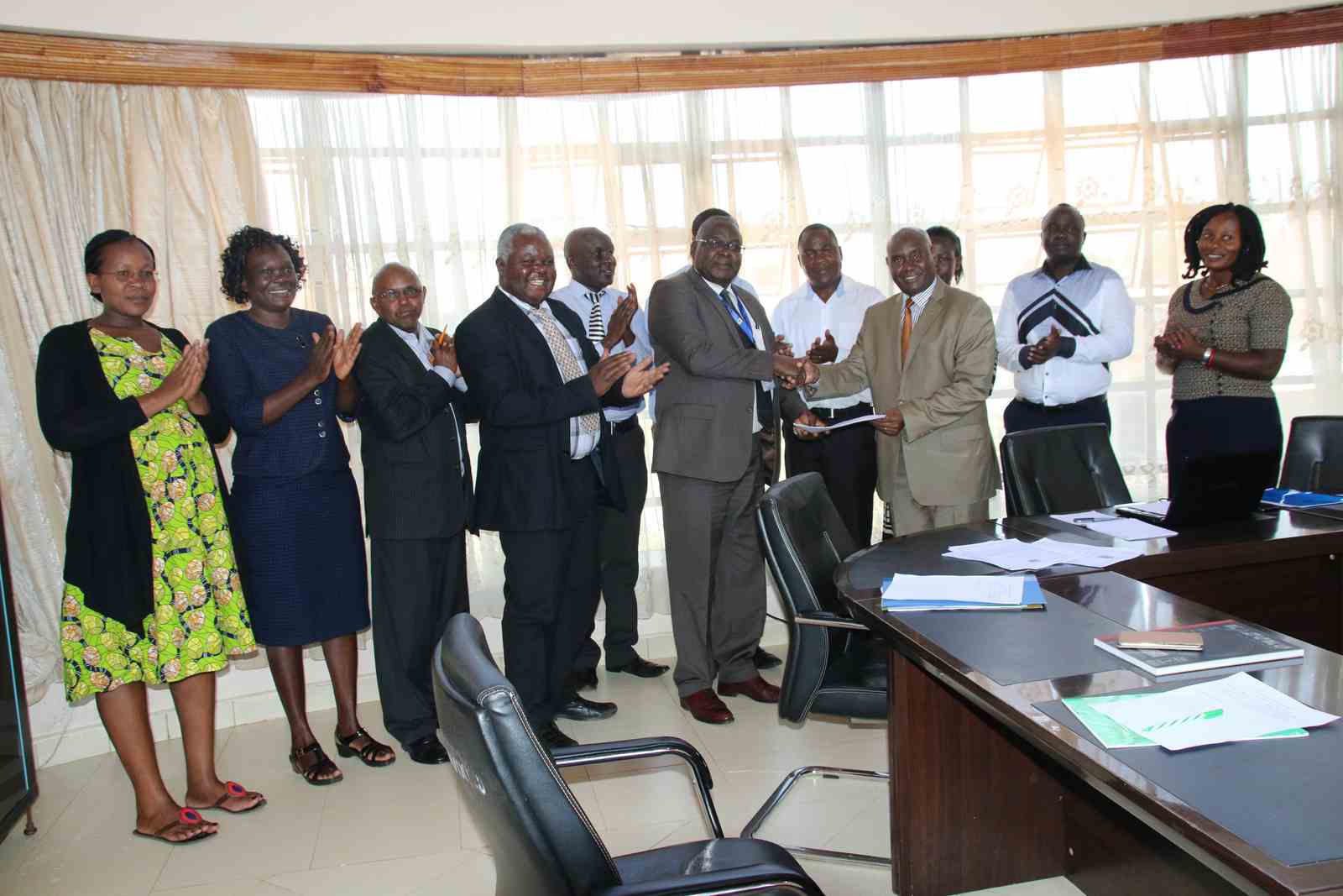 Cascading of Performance Contract for 2018/2019 FY between VC and DVCs