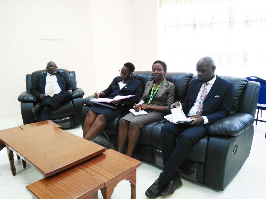 KCB Manager Bungoma Branch Courtesy Call on VC