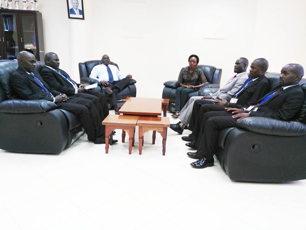 KIBU Drivers Pays Courtesy Call to the Vice Chancellor