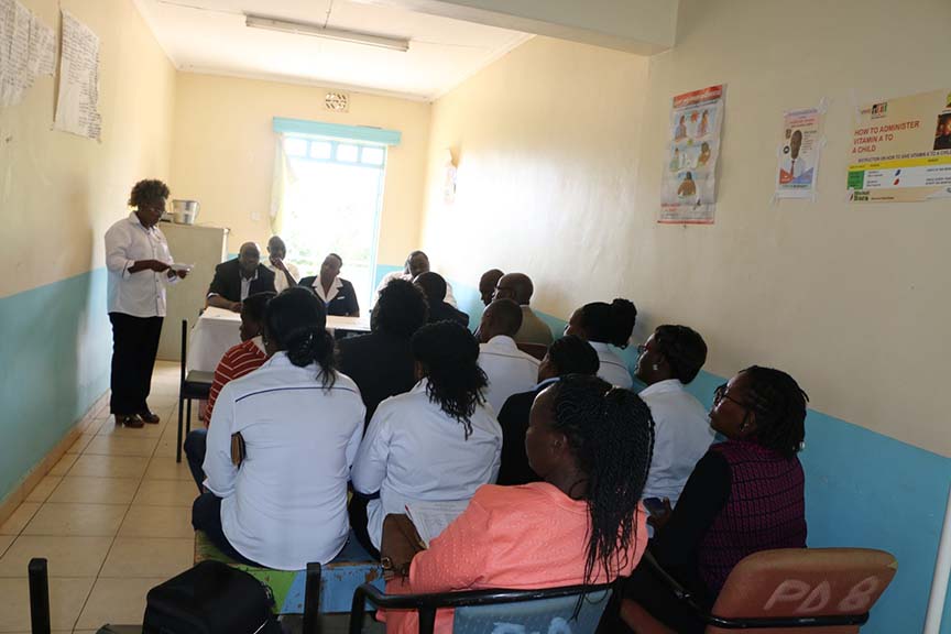 KIBU Community Social Responsibility Outreach at Bungoma Referral Pediatrics Wing