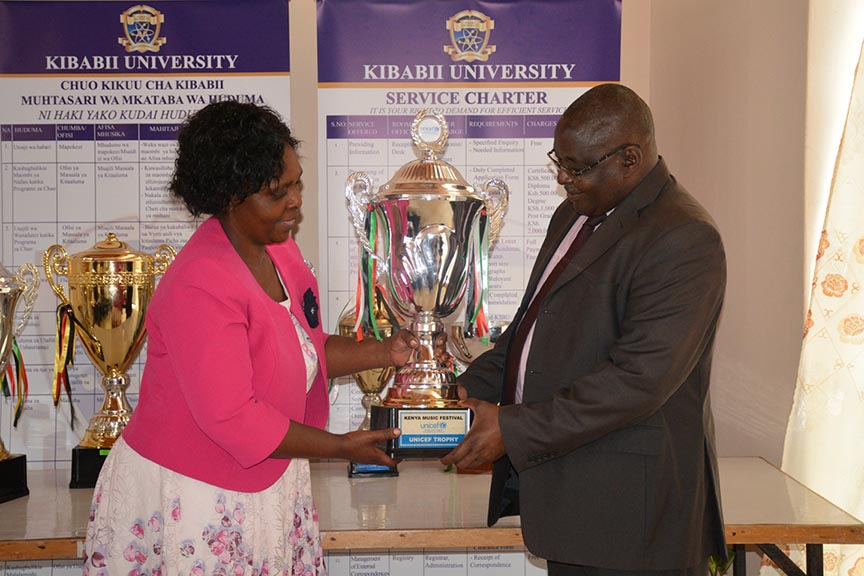 Presentation of 92nd Kenya Music Festival Award Winning Trophies and Certificate Album4