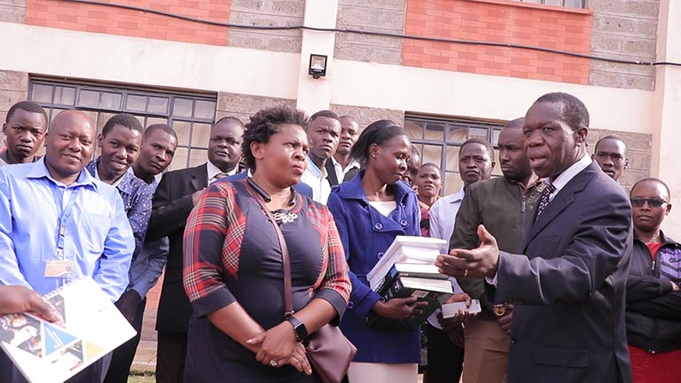 Kibabii University Receives 23,000 Volumes of Books Album1
