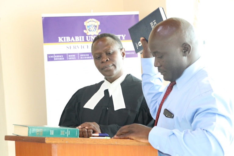 KIBU Staff take Oath of Secrecy Album5