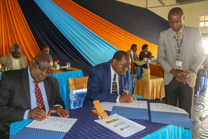 Memorandum of Understanding between Kibabii University, Rongo University and African Library