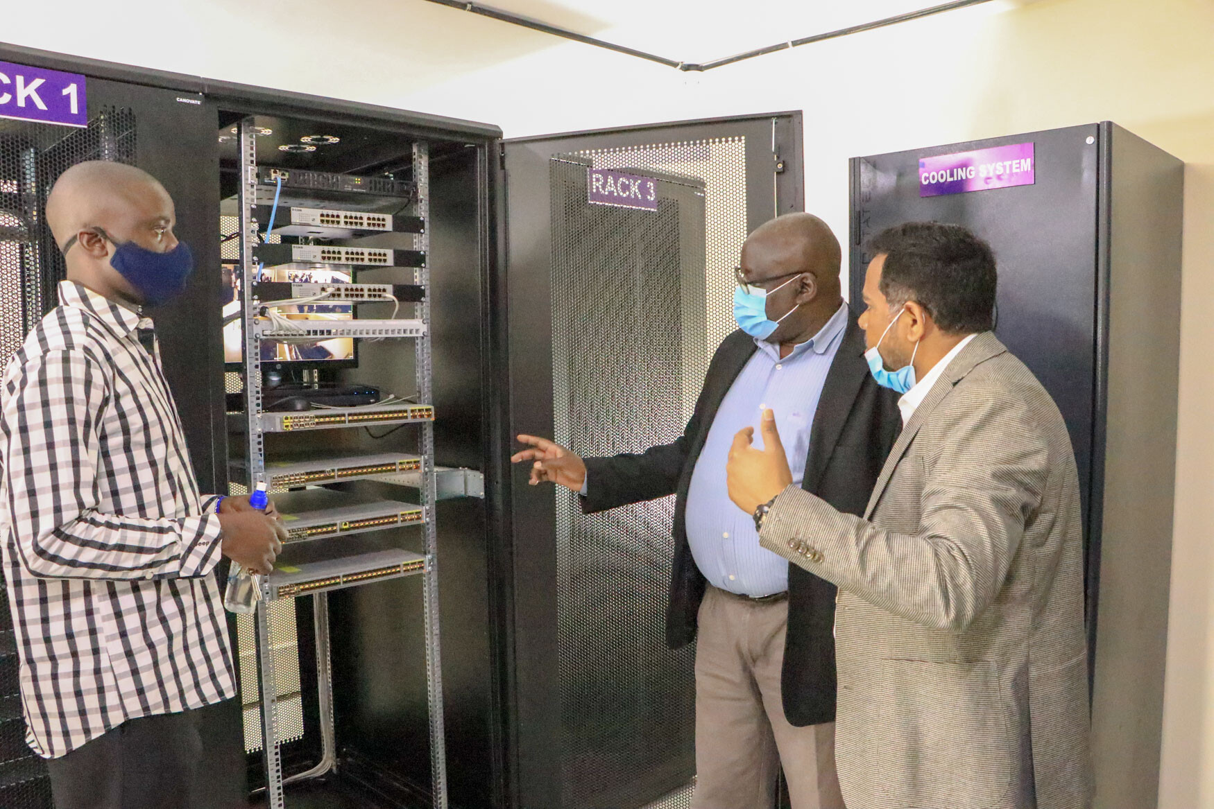 Kibabii University Commission’s a Data Centre and Video Conferencing Facility