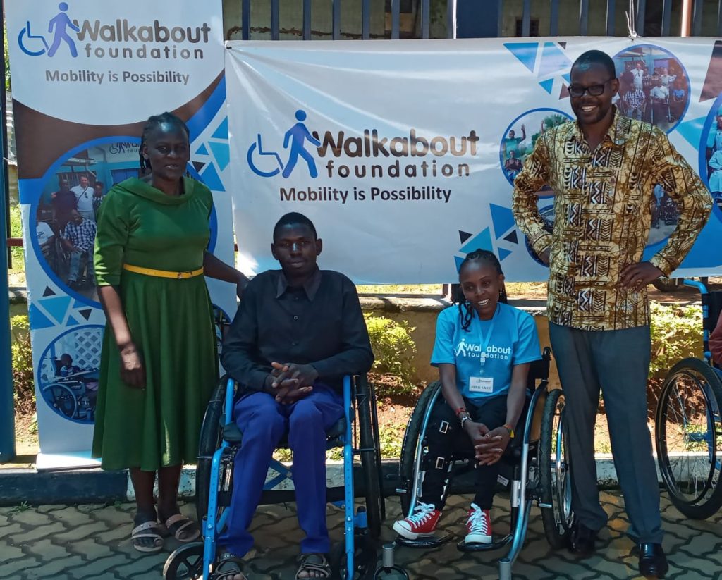 Donate a Free Wheelchair to KIBU Student+1