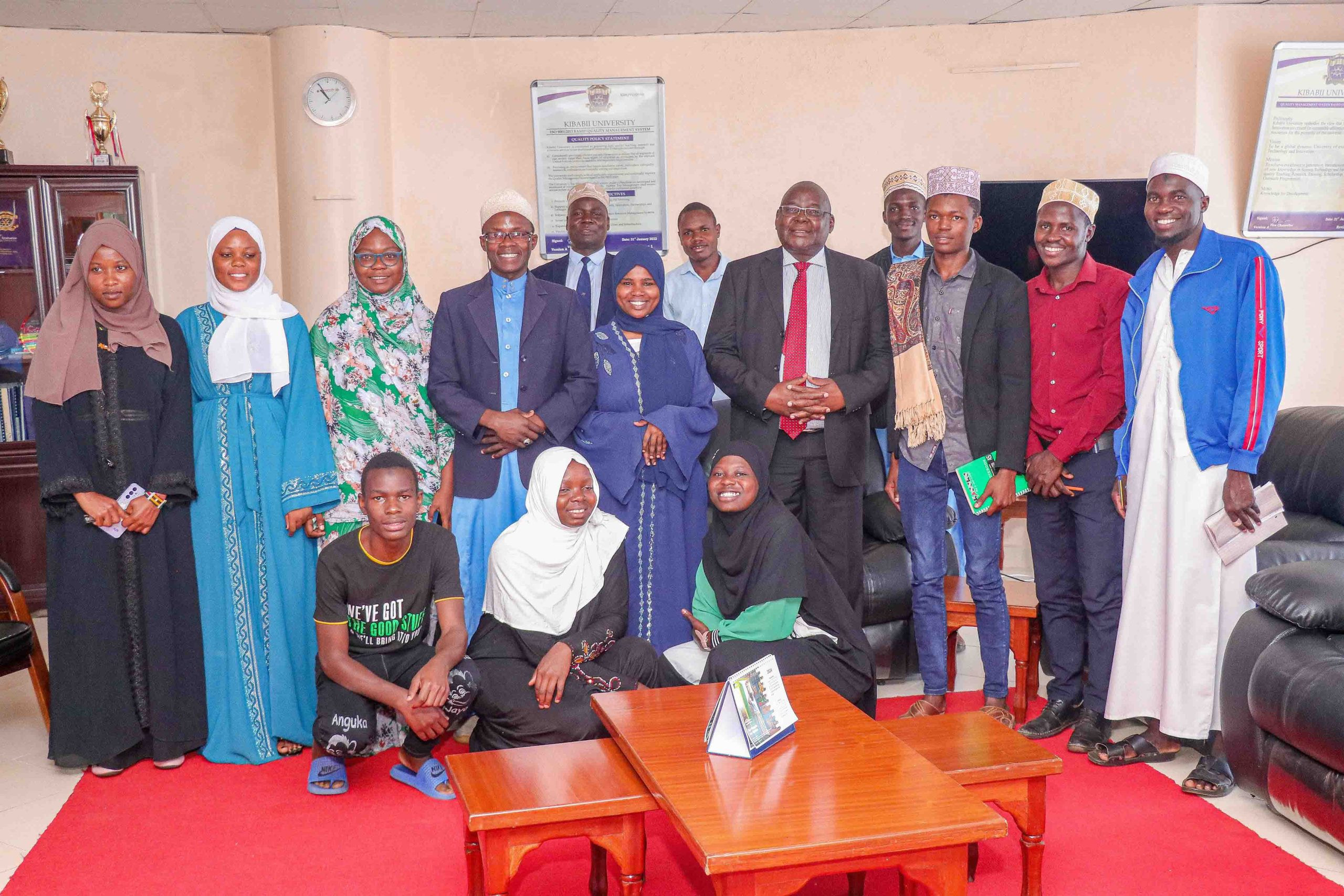 Kibabii University Muslim Students’ Association Leaders Pay Courtesy Call to Vice Chancellor-12