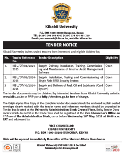 INVITATION TO TENDER MAY 2025