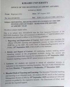 Semester 1 2025-2026 Course Registration and Lecturer Reporting